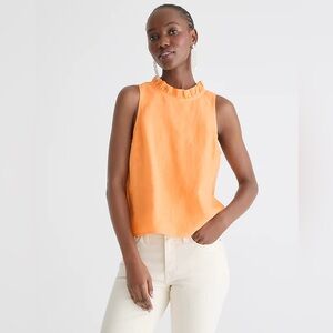NWT JCrew Fleur top in linen